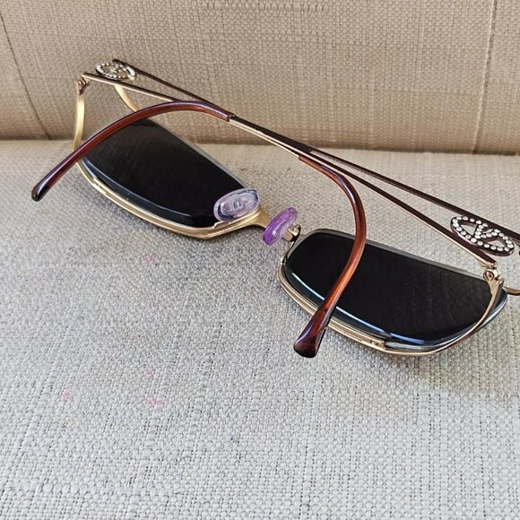 Valentino Women Eyeglasses/Sunglasses Frame Brown Tone Made in Italy Read Desc main image 7